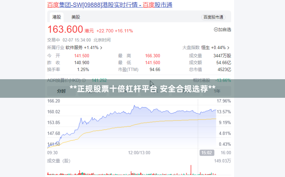 **正规股票十倍杠杆平台 安全合规选荐**